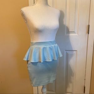 Forever 21 Tiffany Blue Pencil Skirt